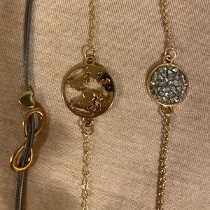 Dainty bracelet trio